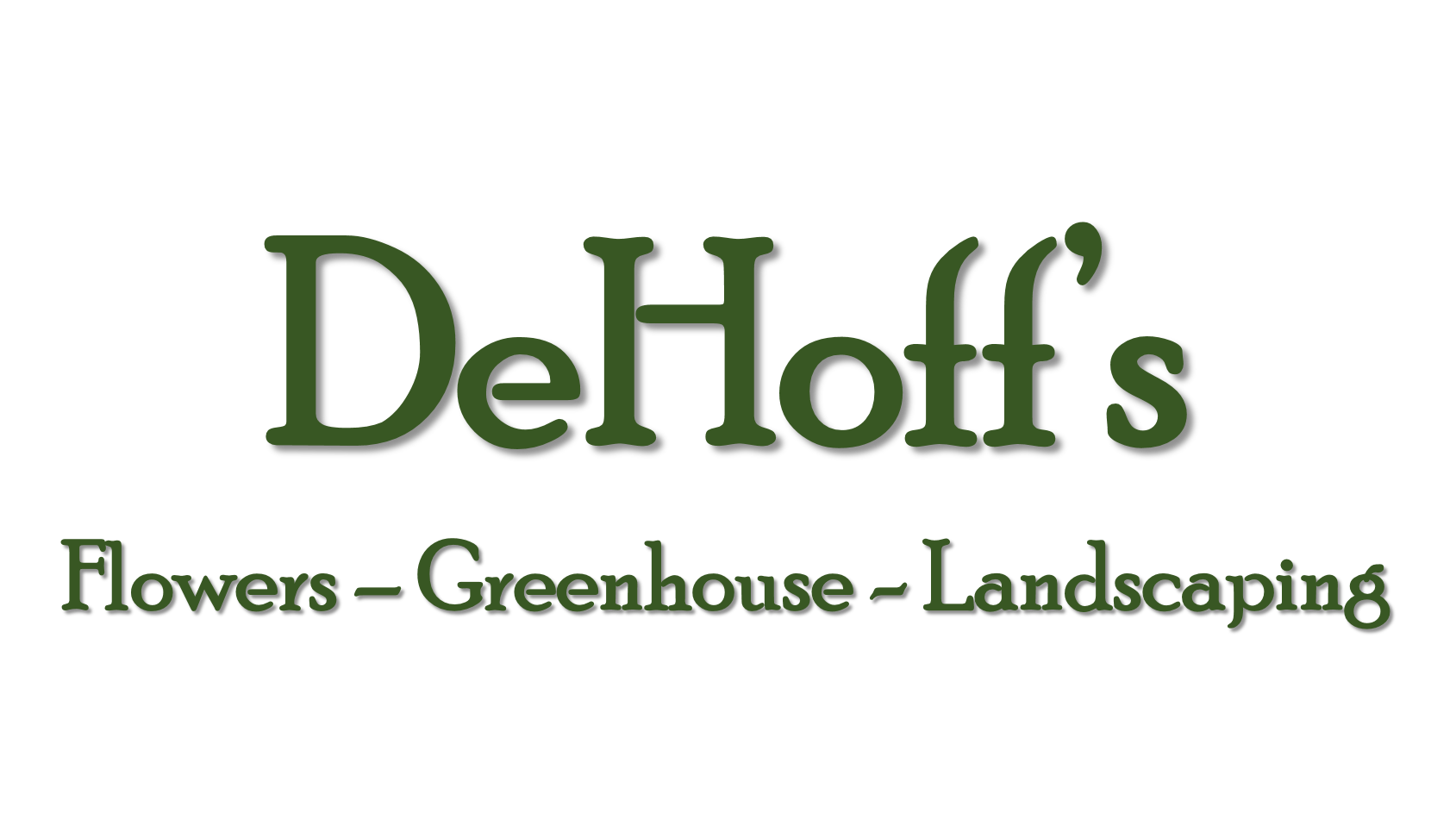 De Hoff Flowers & Greenhouses - Logo